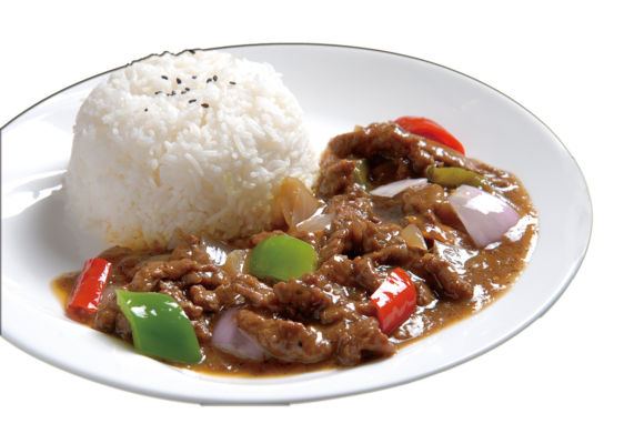 Pork with rice